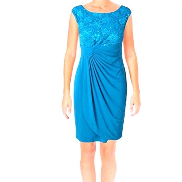 ENFOCUS STUDIO SLEEVELESS FAUX RUFFLE DESIGN DRESS - Picture 1 of 16